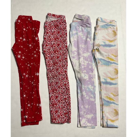 Cat & Jack Other - LOT of 4 Cat & Jack Girls 4T Leggings Everyday Playwear Casual Comfy Soft School